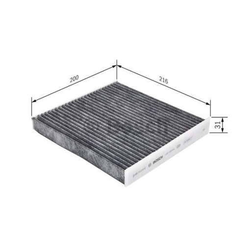 1987432574 - Фільтр, вентиляція пасажирського простору BOSCH
