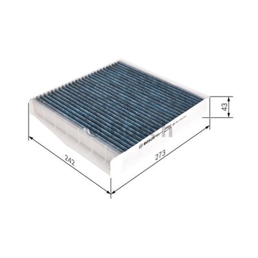 0 986 - Фільтр, вентиляція пасажирського простору BOSCH