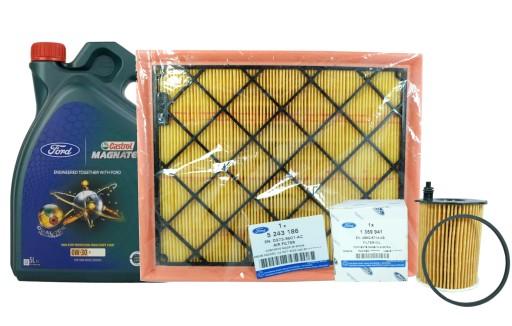 Фільтри + Масло 0W30 Ford Mondeo 5 V 1.6 TDCi 2014-