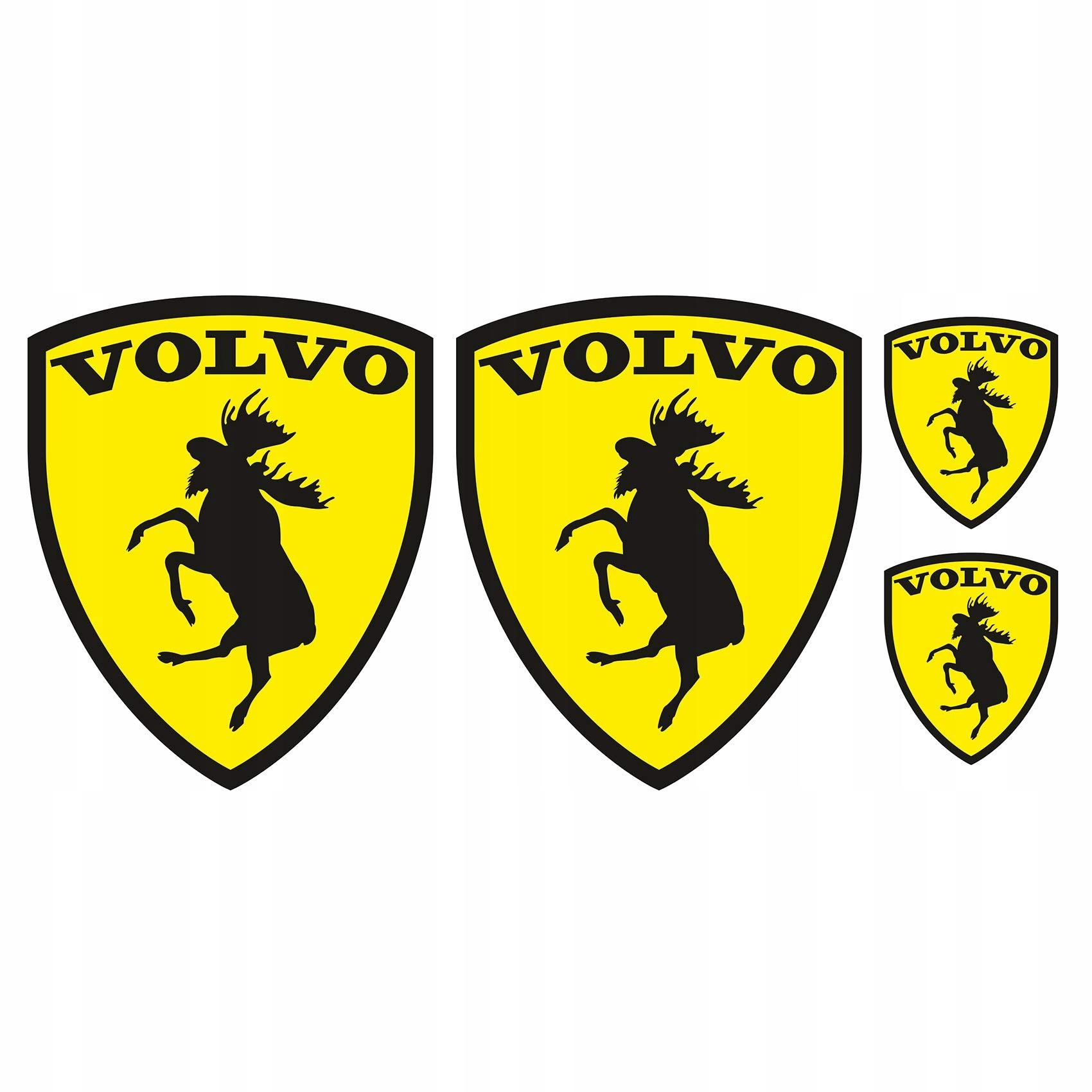 Finest фольга набор из 4 эмблем VOLVO в FERRARI