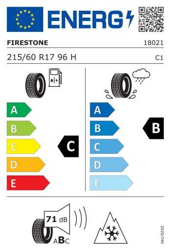 Firestone Winterhawk 4 215 / 60R17 96 H сцепление на снегу (3PMSF)