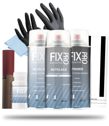 FixPro CAR PAINT CLEAR SPRAY PRIMER RENAULT B66 TEB66 GEC