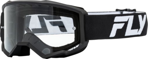 Fly Racing Focus-white / black-кросові окуляри, ATV