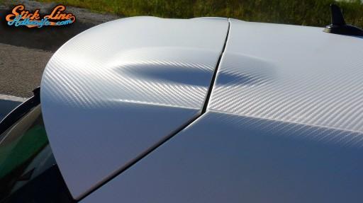 Фольга белая Жемчужная углеродная HEXIS 152x20cm