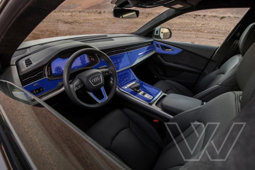 Защитная пленка салона PPF — Audi Q8 — Прозрачная защита салона