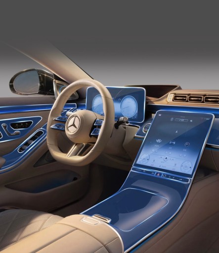 PPF Interior Protective Film — Maybach GLS — Прозрачная внутренняя защита