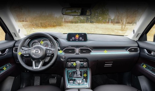 Внутрішня захисна плівка PPF - Mazda CX-3 - Прозорий захист салону