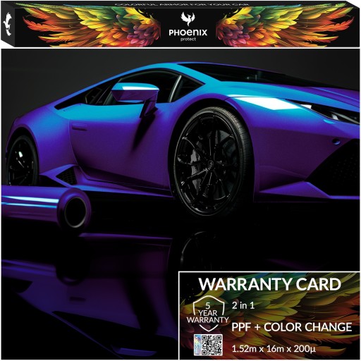 PPF Phoenix Protect Car Color Change Bluestone Mauve 152смx16м