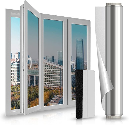 Солнцезащитная пленка венецианское зеркало 100x120cm