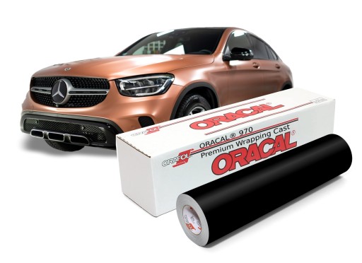 Пленка для изменения цвета автомобиля Oracal 970 матовый черный