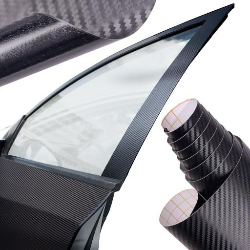 3D вуглецева плівка рулон чорний 1. 27x28m