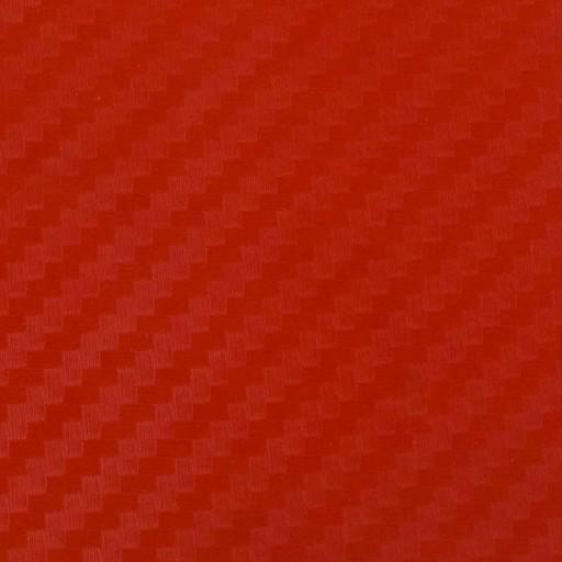 Рулон пленки carbon 3D красный 1. 27x28m