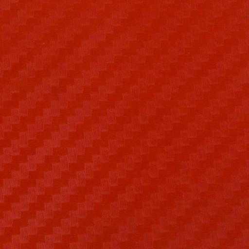 Рулон пленки carbon 3D красный 1. 27x28m