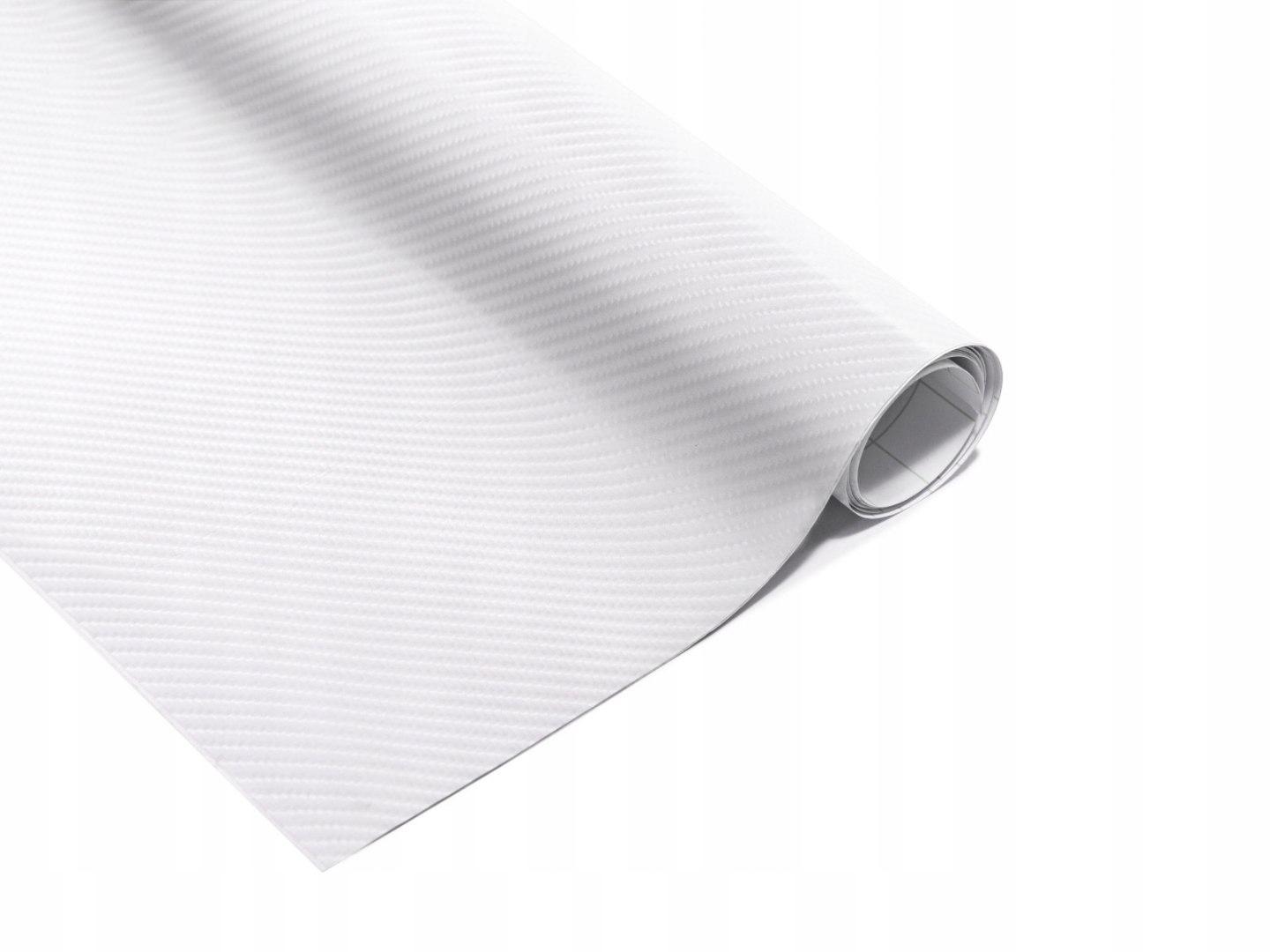 Рулон пленки carbon 4D белый 1. 52x30m