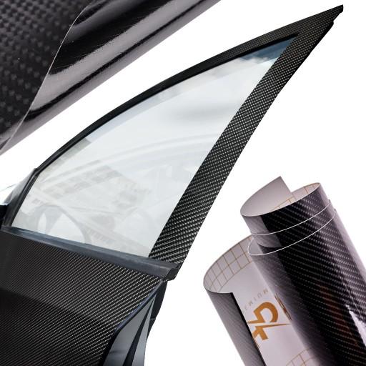 Рулон пленки carbon 5D черный 1. 52x18m