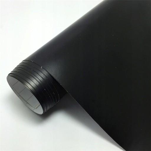 Автомобільна плівка матова гладка чорна 152x3m