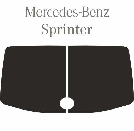 Наклейки фольгированные для автомобиля Мерседес Спринтер 447 на ниши задних дверей