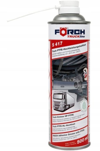 Forch S 417 смазка белая полутвердая PTFE 500ml