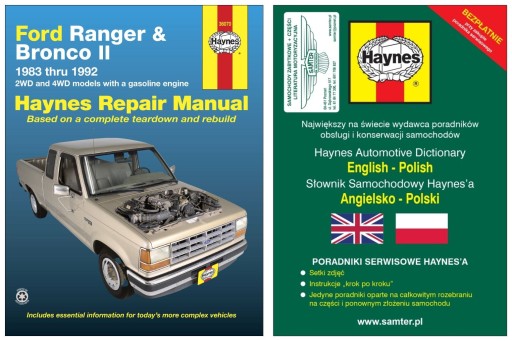 Ford Bronco 2 Ranger (1983-1992) II Haynes керівництво по ремонту + БЕЗКОШТОВНО 24 години