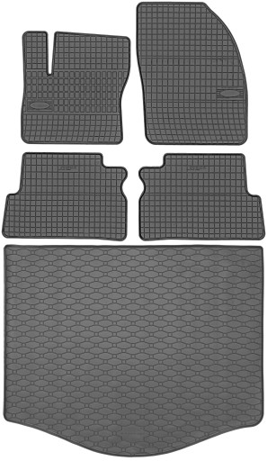 Ford C-Max I Minivan 2003-2010 гумові килимки + килимок в багажник