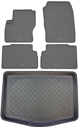 Ford C-Max II VAN 2010-2019 SET - Коврик в багажник + коврик для ног