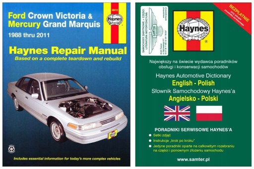 Ford Crown Victoria Mercury Grand Marquis (1988-2011 інструкція + БЕЗКОШТОВНО 24 години