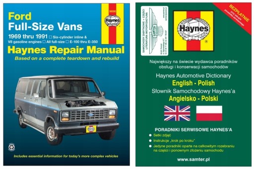 Ford Econoline Van (1969-1991) Haynes керівництво по ремонту + БЕЗКОШТОВНО 24 години
