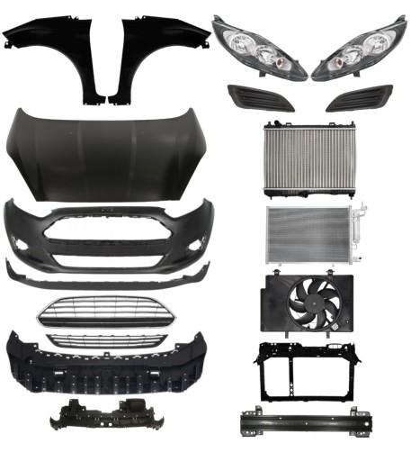 1760 - Ford Fiesta 13-17 Бампер Ремень Капот Крыло