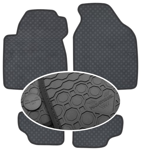 Ford Fiesta MK4 HB 1995-1999 гумові килимки PrimeLiner - чорні