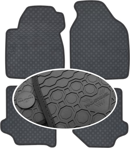 Килимки гумові Ford Fiesta MK4 HB FL 99-02 PrimeLiner - Чорні