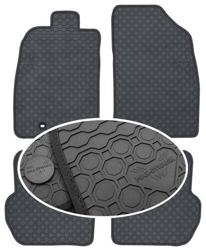 Килимки гумові Ford Fiesta MK5 HB 2002-2005 PrimeLiner - Чорні