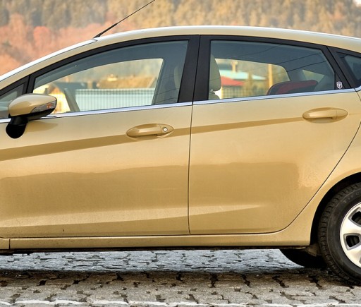 4102017153796 - Ford Fiesta Mk7 ХРОМИРОВАННЫЕ накладки на окна, БОКОВЫЕ ДВЕРИ