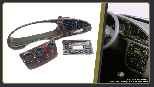 Ford Fiesta mk4 Ghia декоративные украшения, салон из дерева