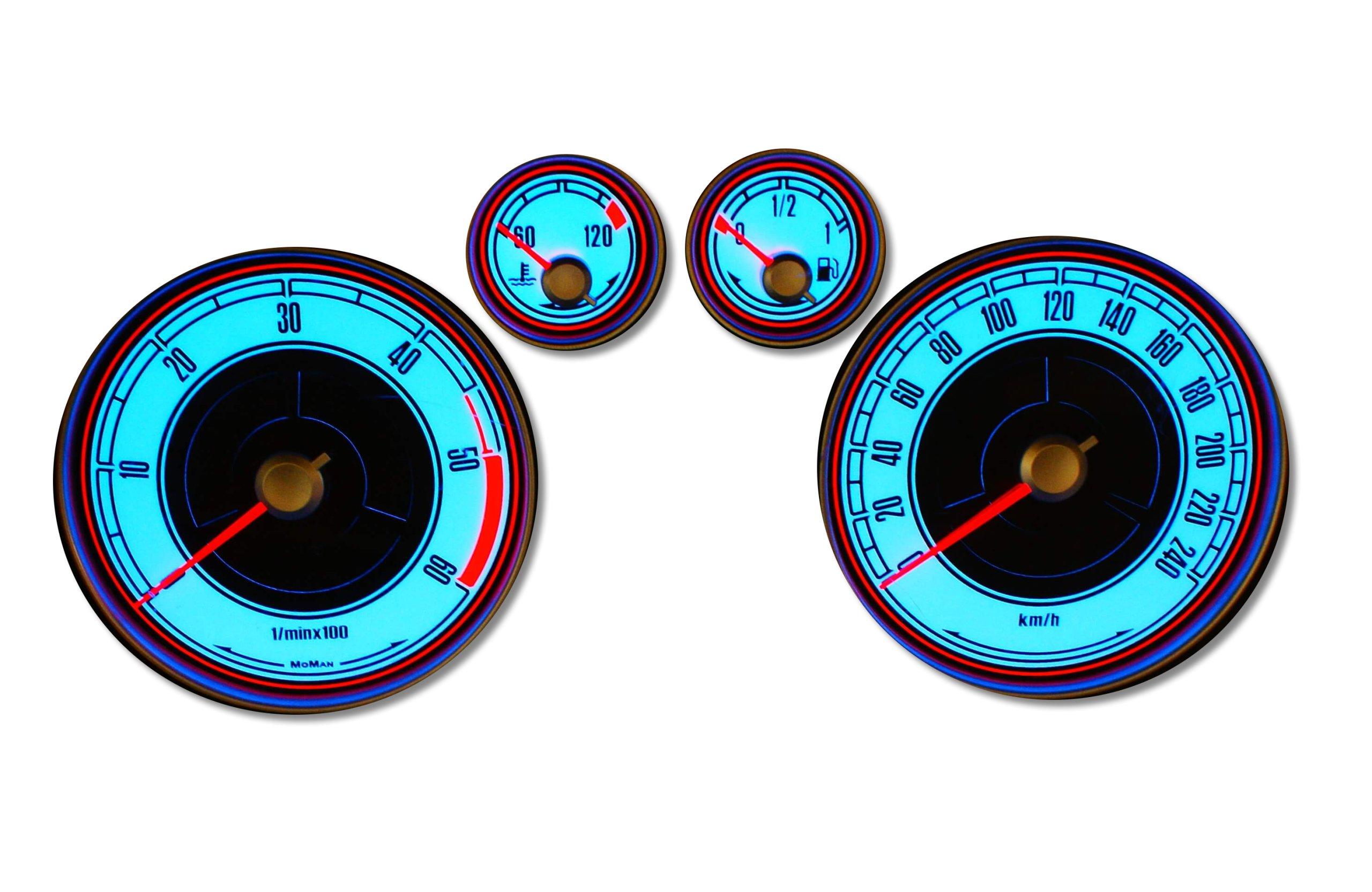Ford Focus 2 tacho dials MoMan INDIGLO design 2