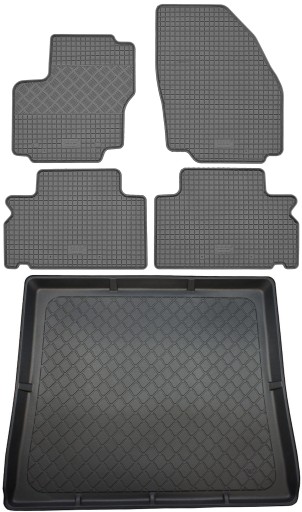 Ford Galaxy II VAN 2007-2015 SET - Коврик в багажник + коврик для ног