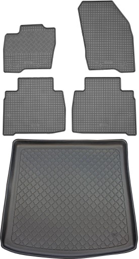 Ford Galaxy III VAN 2015 - КОМПЛЕКТ - Коврик в багажник + коврик для ног