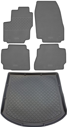 Ford Mondeo IV Kombi 2007-2014 SET - Коврик в багажник + коврик для ног