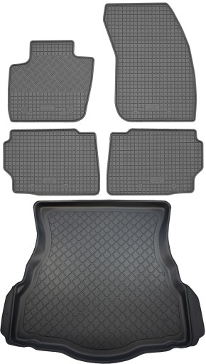 Ford Mondeo V HB 2015 - КОМПЛЕКТ - Коврик в багажник + коврик для ног