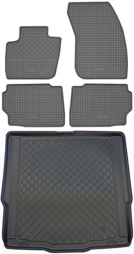 Ford Mondeo V Kombi 2015 - КОМПЛЕКТ - Коврик в багажник + коврик для ног