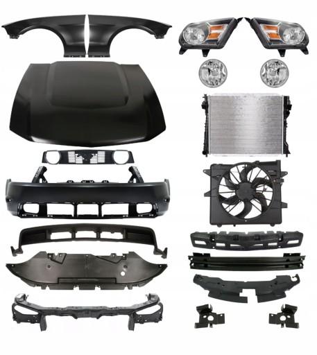 1653 - Ford Mustang GT 09-12 БАМПЕР КАПОТ ЛАМПИ КРИЛО