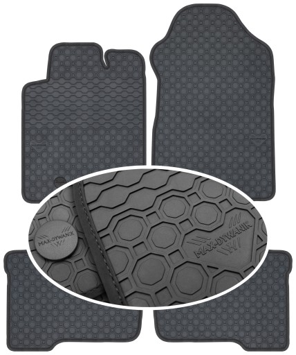 Килимки гумові Ford Renger V 2015-2022 PrimeLiner - Чорні