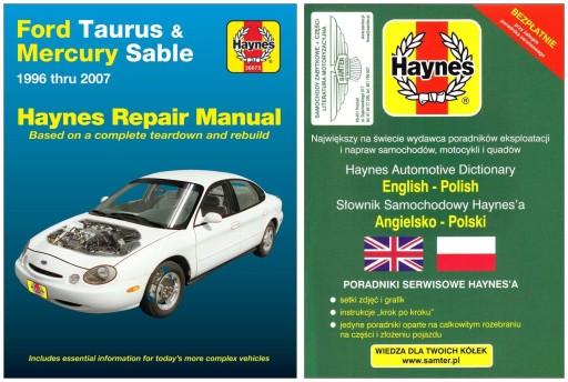 Ford Taurus Mercury Sable (1996-2007) Haynes керівництво по ремонту + БЕЗКОШТОВНО 24 години