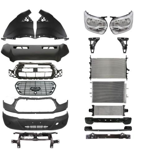 1521 - Ford Transit 14 — Бампер, Ремень, Капот, Крыло