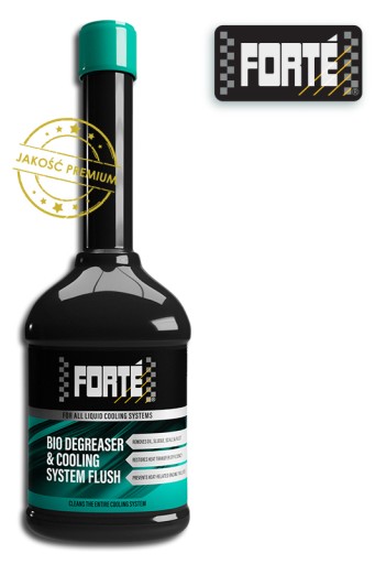 Forte Bio Degreaser & Cooling System Flush Очищает систему охлаждения от отложений.