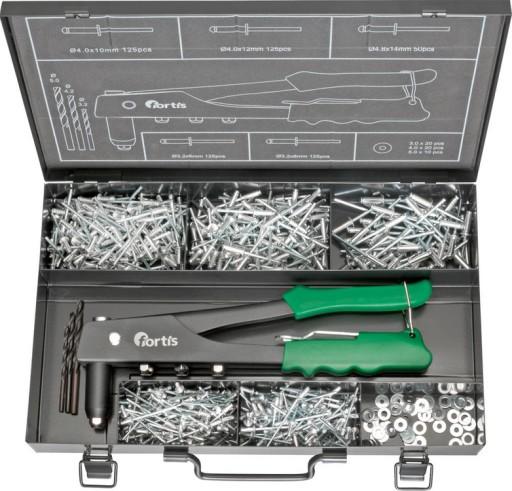 Fortis 8504546983 Набор заклепок 604 шт.