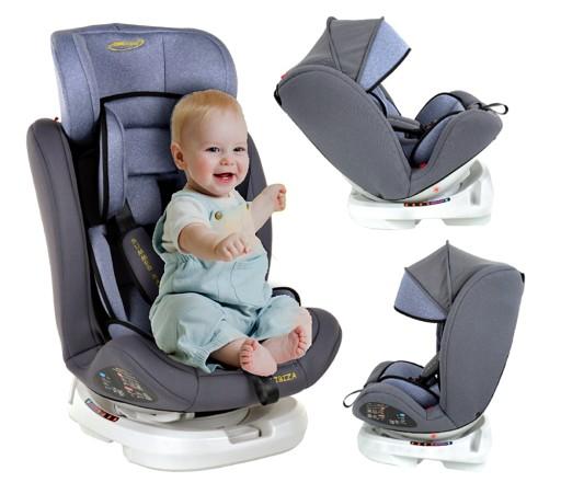 Дитяче крісло IBIZA, що обертається на 360°, 0-36 кг