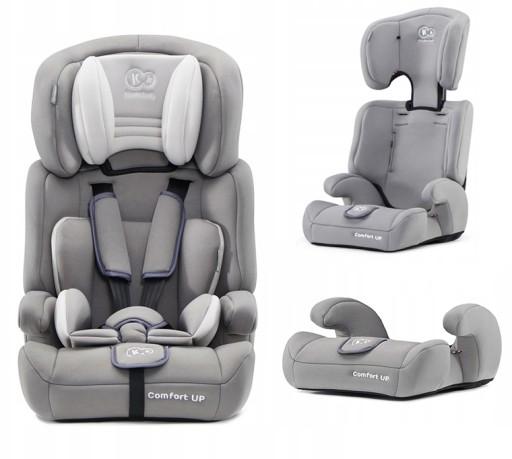 Автокрісло Kinderkraft Comfort Up 9-36 кг 2в1 сірий