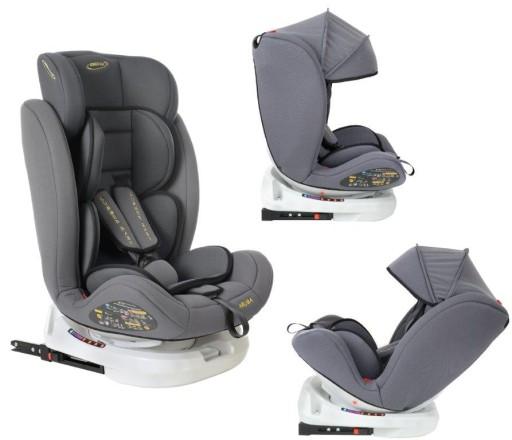 Дитяче автокрісло Summer Baby Aruba 0-36 кг обертовий сірий