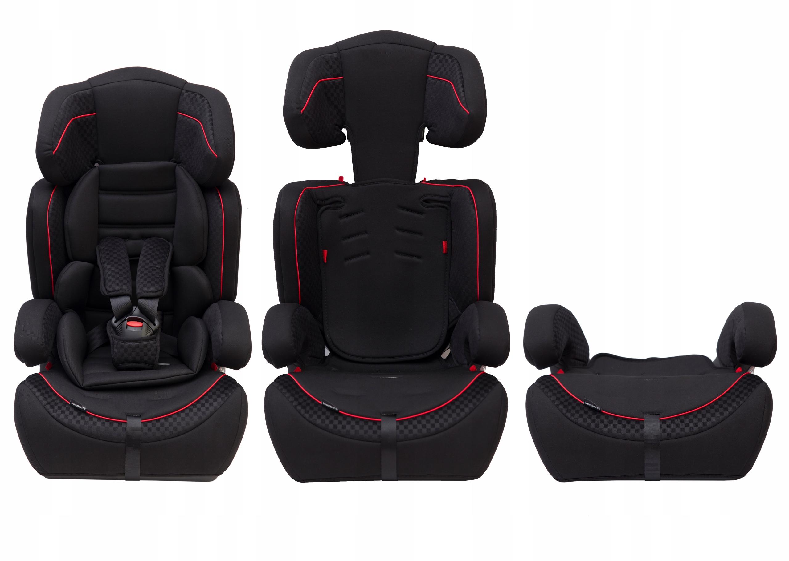 Автокрісло Bauerkraft 9-36 кг 3в1 чорний