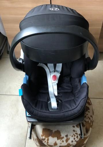 Автокрісло Cybex Aton 4 база козирок isofix